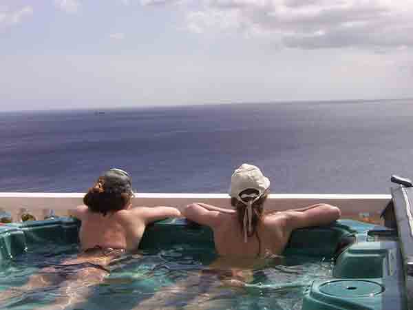 Curacao Cas Abao vakantiehuis, uitzicht over zee